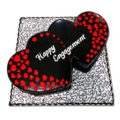 "Delicious Heart to Heart Chocolate cake - 6kgs - Click here to View more details about this Product